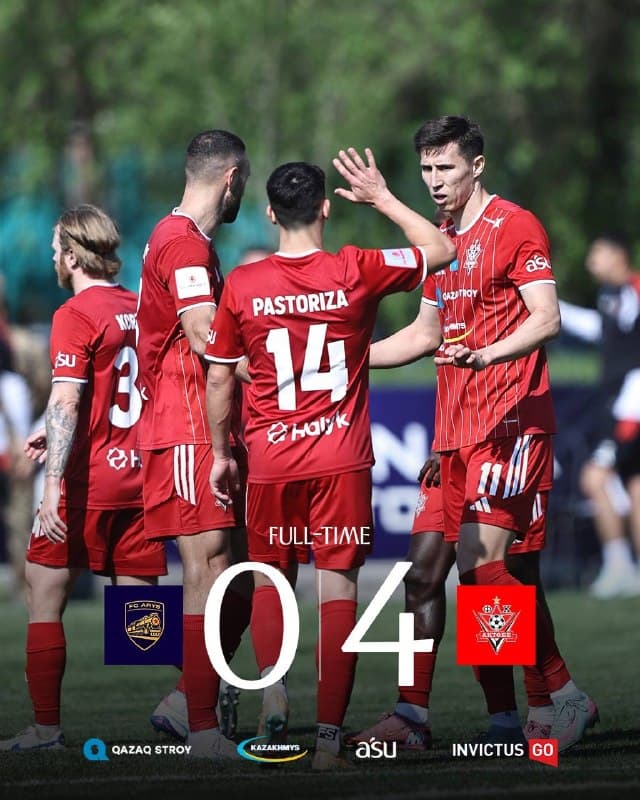 Advanced to the next round of the Cup! Arys 0:4 Aktobe