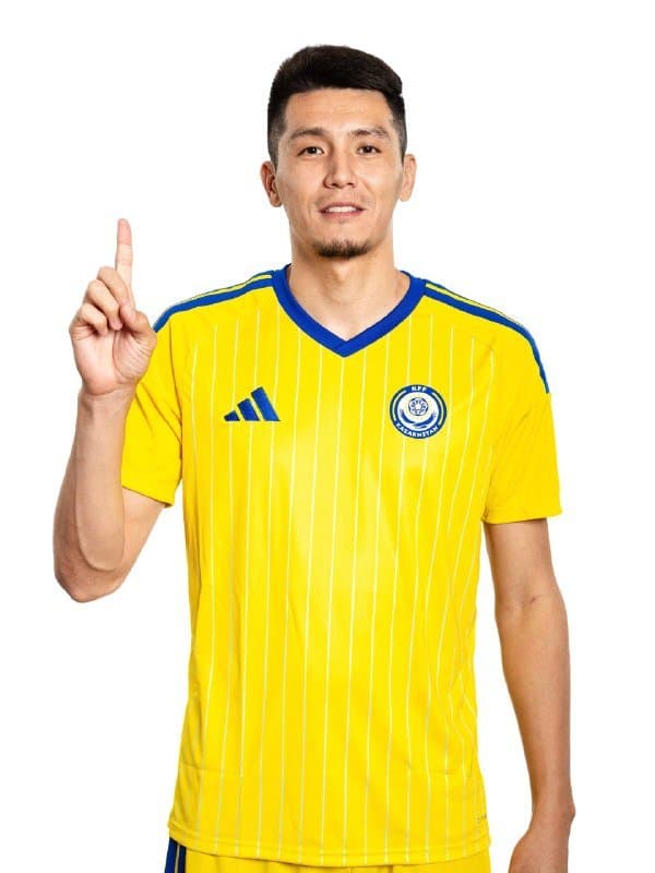 Temirlan Erlanov in the starting lineup against Slovakia
